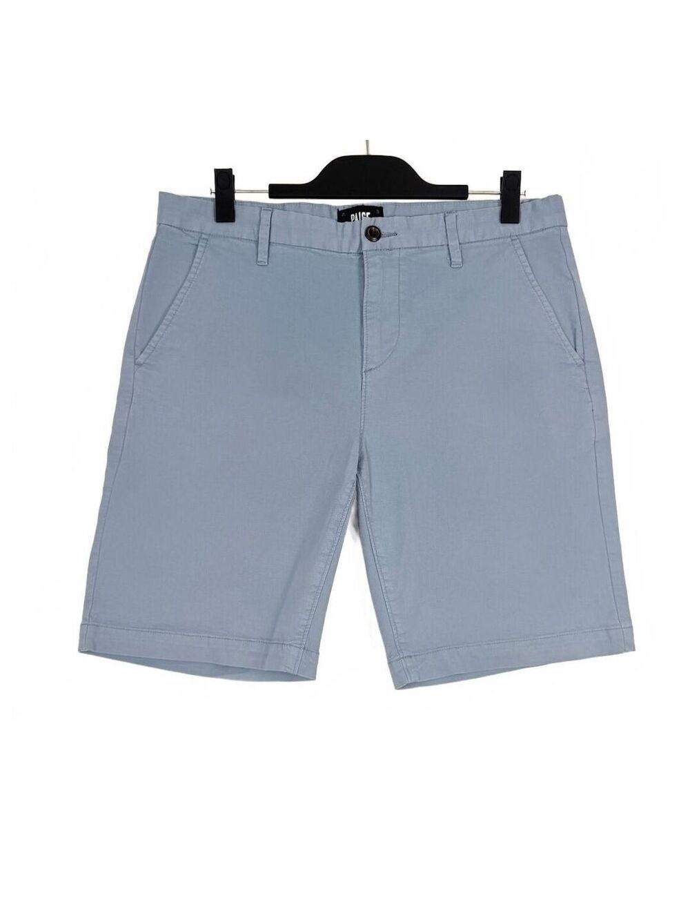 Paige Men's Chino Shorts‎ Blue Stretch Cotton Casual Summer Size 33
